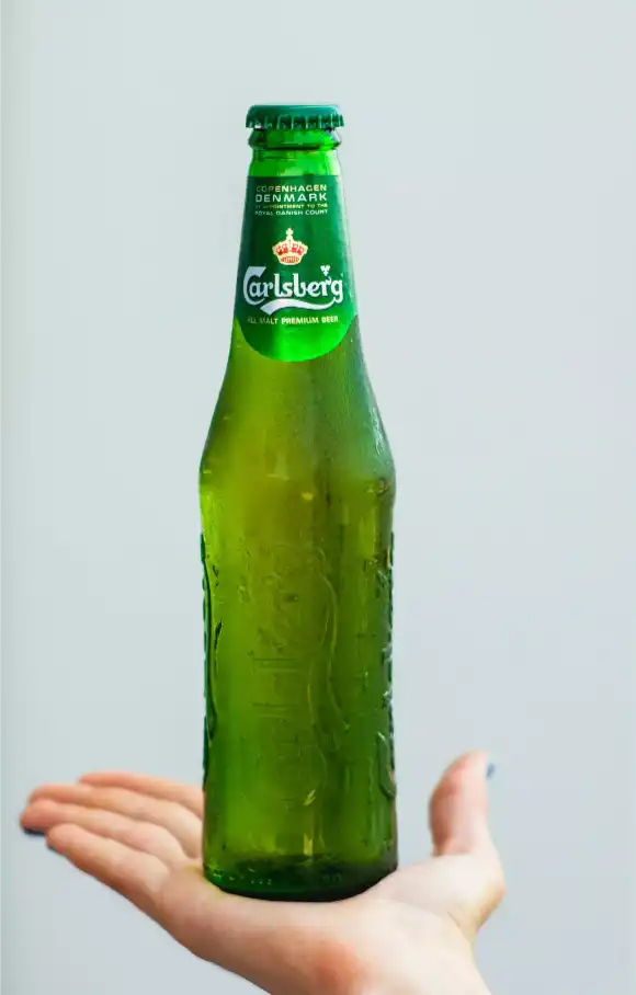 Bottle of Carlsberg