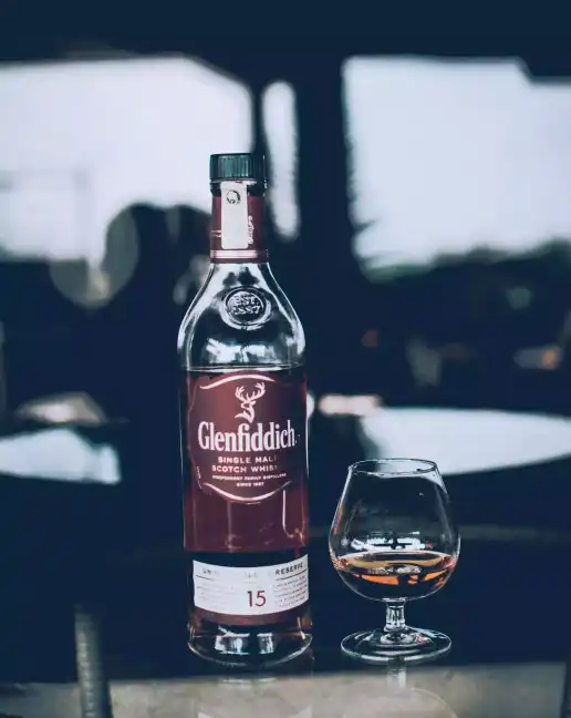 Bottle of Glenfiddich